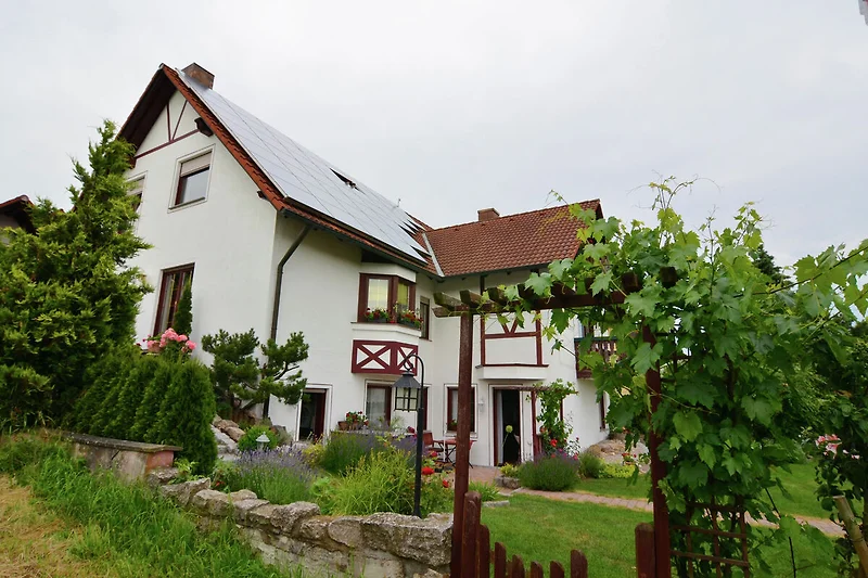 Außenseite Ferienhaus (Sommer)