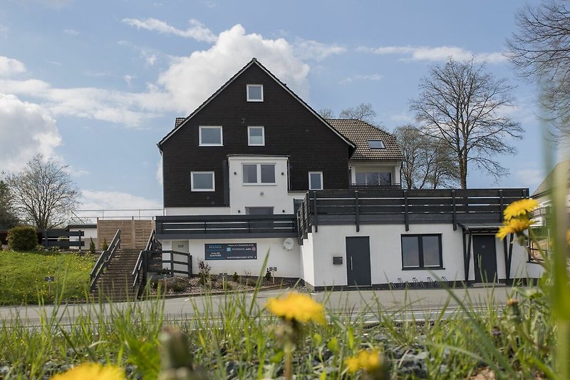 Exterieur vakantiehuis (zomer)