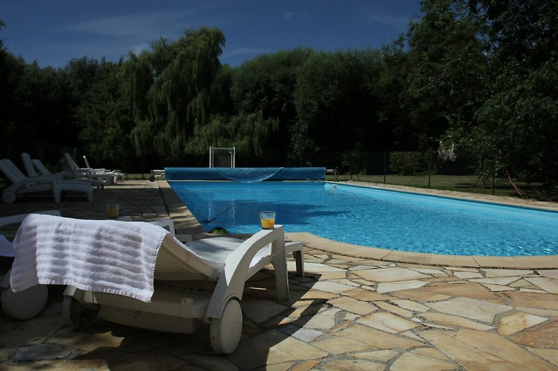 Schwimmbad des Ferienhauses