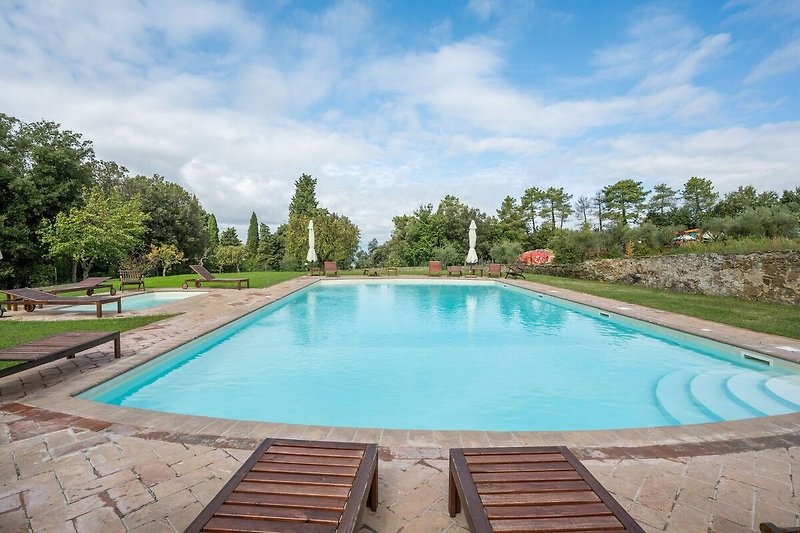 Schwimmbad des Ferienhauses