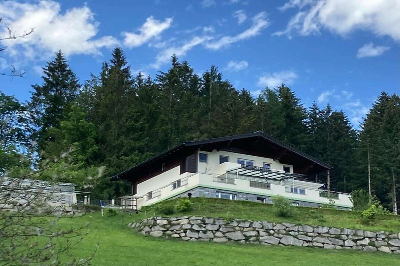 Außenseite Ferienhaus (Sommer)