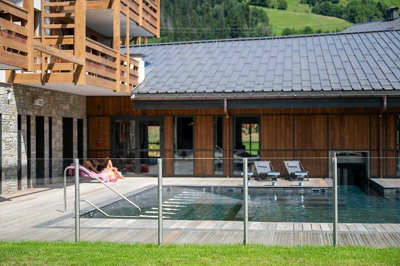 Schwimmbad des Ferienhauses