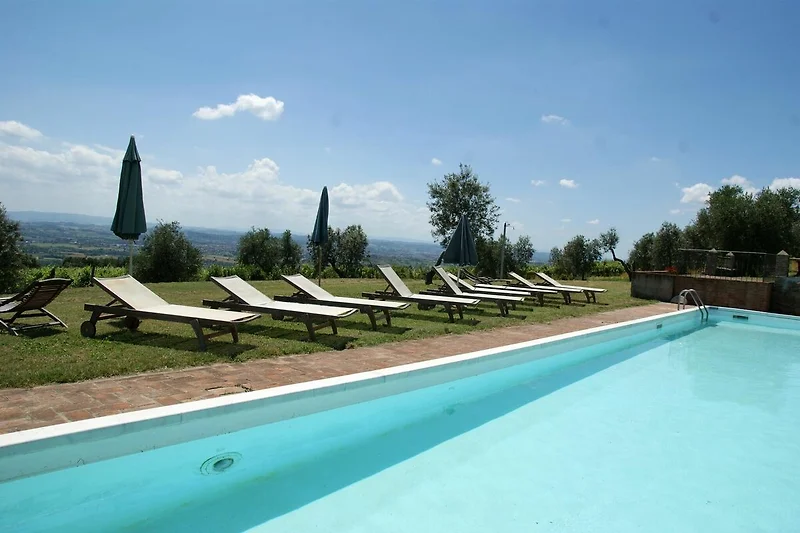 Schwimmbad des Ferienhauses