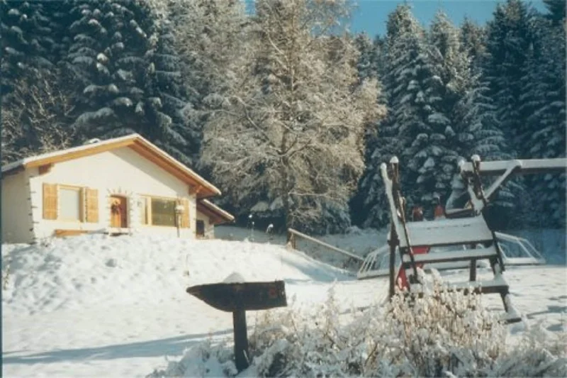 Außenseite Ferienhaus (Winter)