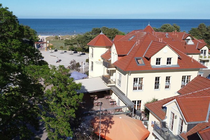 Aussicht vom Ferienhaus (Sommer)