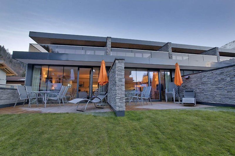 Exterieur vakantiehuis (zomer)
