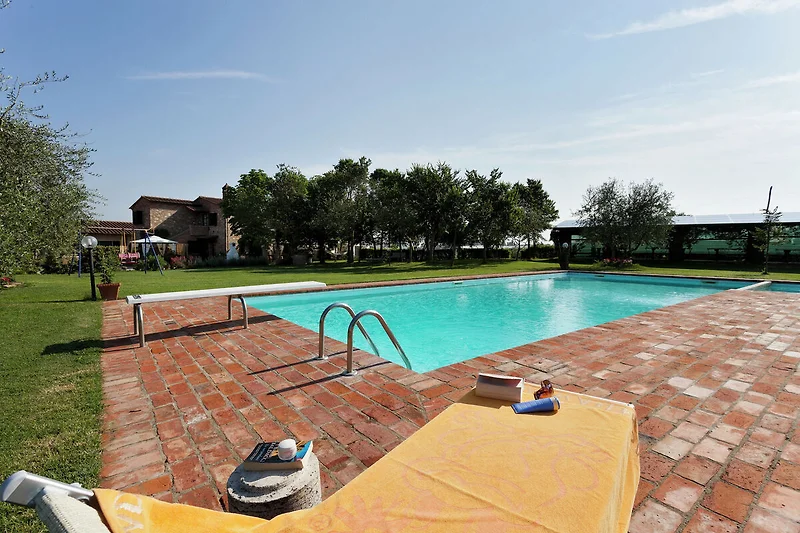 Schwimmbad des Ferienhauses