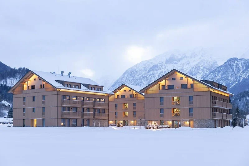 Exterieur vakantiehuis (winter)