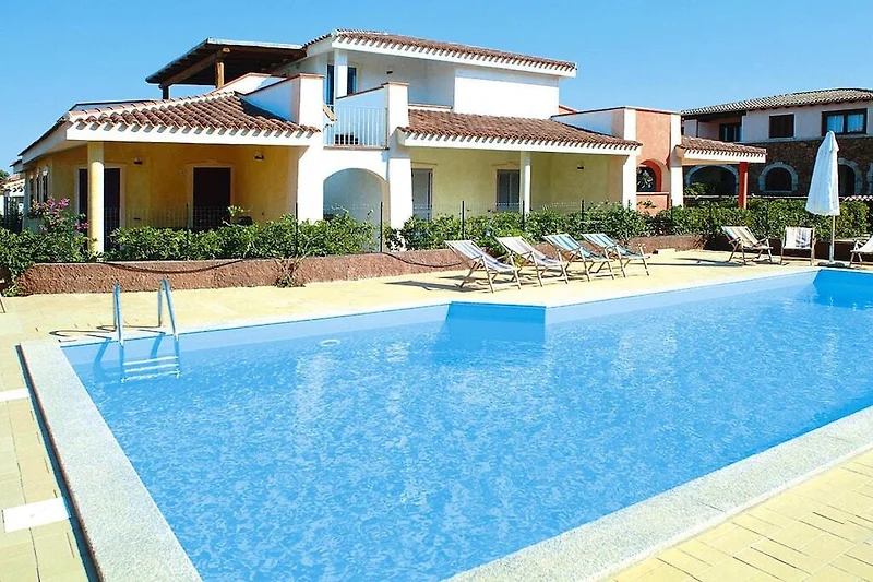 Schwimmbad des Ferienhauses