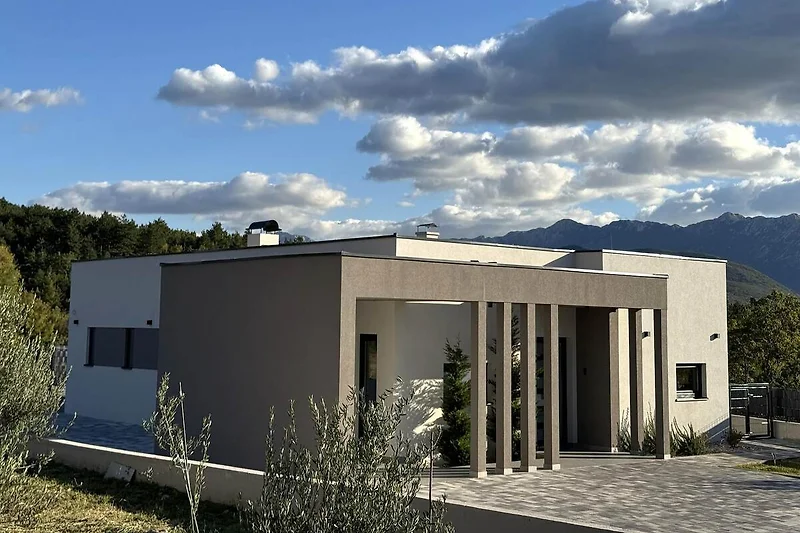 Außenseite Ferienhaus (Sommer)