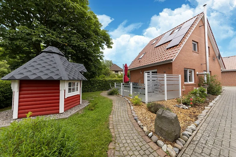 Exterieur vakantiehuis (zomer)