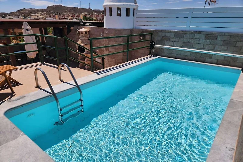 Schwimmbad des Ferienhauses