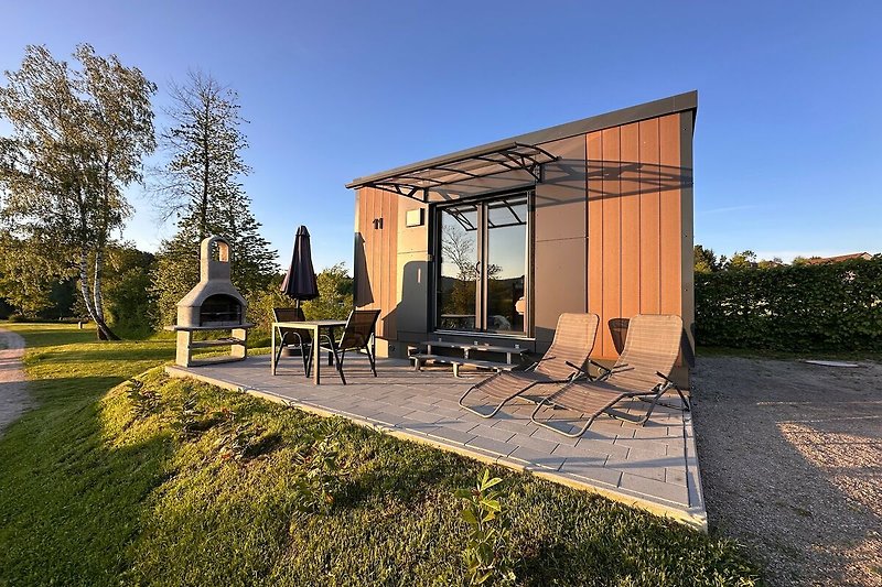 Exterieur vakantiehuis (zomer)