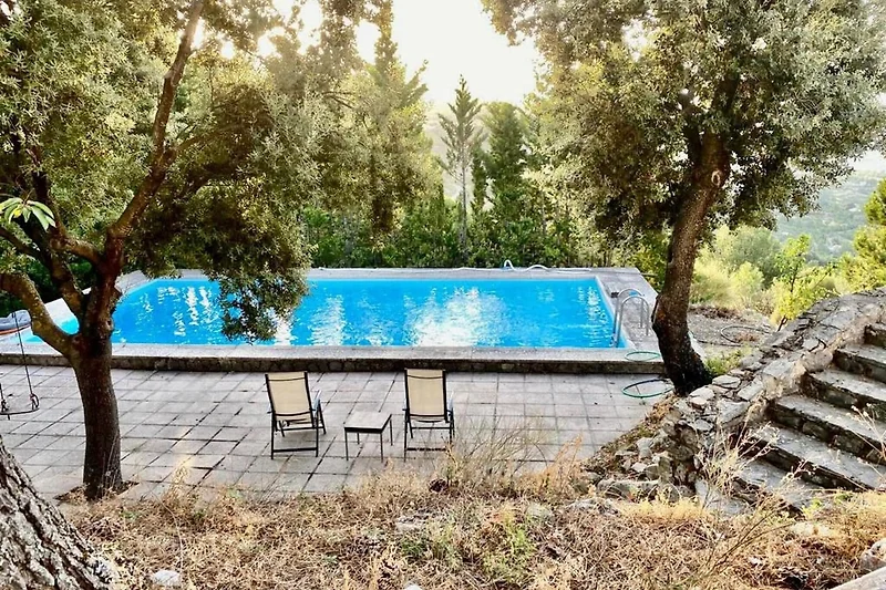 Schwimmbad des Ferienhauses