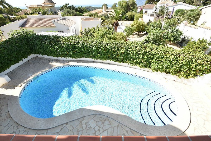 Schwimmbad des Ferienhauses