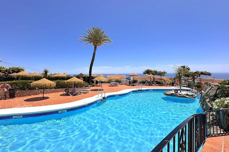 Schwimmbad des Ferienhauses