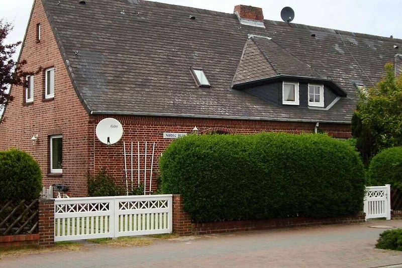 Außenseite Ferienhaus (Sommer)