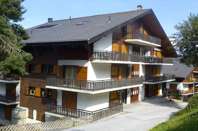 Außenseite Ferienhaus (Sommer)