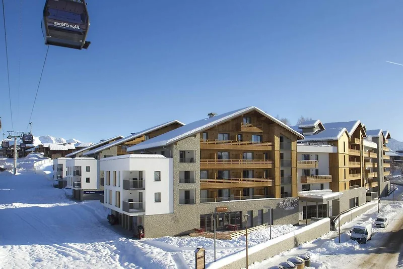 Exterieur vakantiehuis (winter)