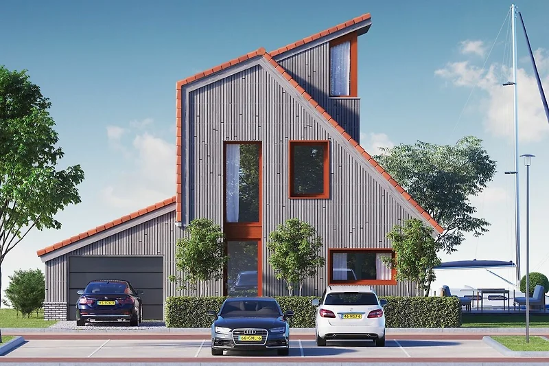 Außenseite Ferienhaus (Sommer)