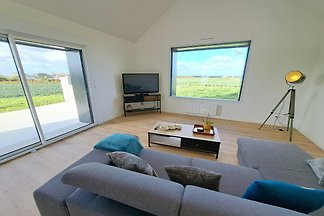 Ferienhaus in der Bretagne mit Meerblick
