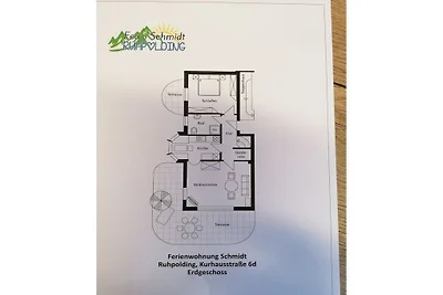 Ferienwohnung mit 2 Schlafzimmer