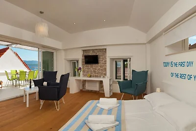 Villa mit Meerblick in Bol mit Sauna und...