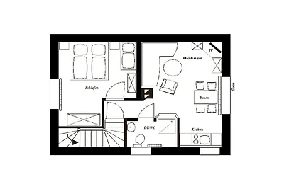 Ferienwohnung mit 1 Schlafzimmer