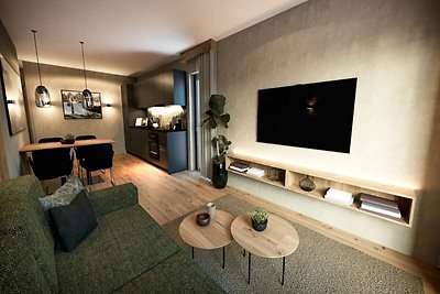 Modern appartement met balkon