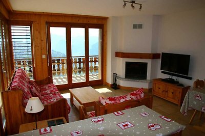 Gemütliche Wohnung mit Blick auf das Rhônetal