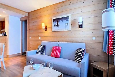 Wohnung in Les Menuires mit Bergblick