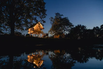 Chalet mit holzbefeuertem Whirlpool in Zuna