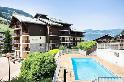 Apartment in Areches mit Sommerpool