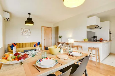 Appartement mit Meerblick, 30 m vom Strand