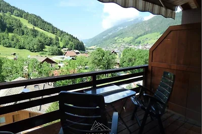 Apartment in Grand-Bornand mit Bergblick