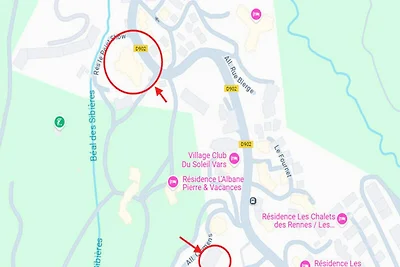 Wohnung in Vars Les Claux mit Skizugang