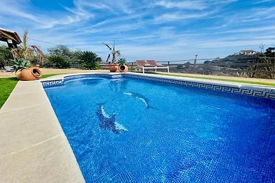 Villa in Malaga, privater Pool und Meerblick