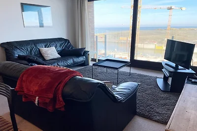 Appartement in Nieuwpoort met zeezicht