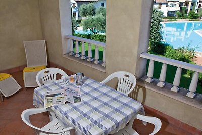 Wohnung mit einem schönen Blick auf den Pool