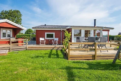 Moderne Hütte am Strand