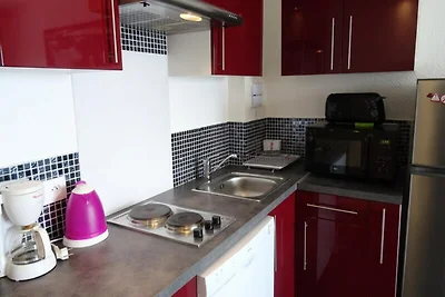 Apartment in Arc mit Blick auf die Skipiste