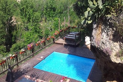 Ferienhaus mit privatem Pool