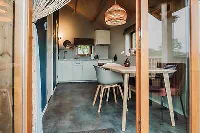 Gemütliche Lodge mit Whirlpool in Drenthe