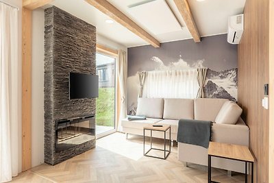 Luxe chalet met vaatwasser in de omgeving