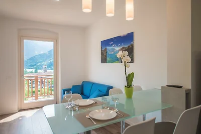 Appartement met uitzicht op de bergen en...