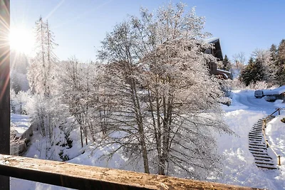 Apartment in Morillon mit direktem Zugang zu ...