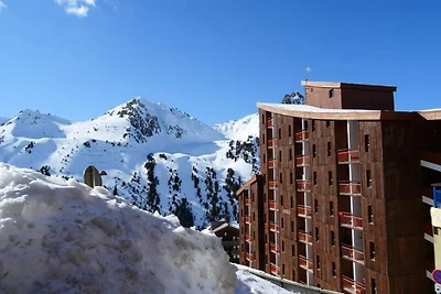 Apartment in Arc 2000 mit Blick auf den Mont...