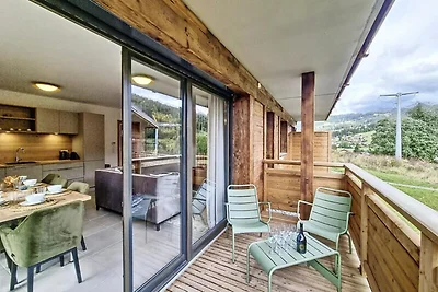 Appartamento a Les Gets con giardino jacuzzi