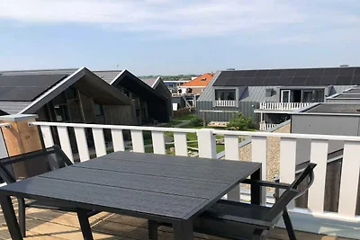 Lodge im 2. Stock mit Blick auf die Dünen.