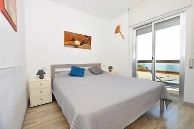 Wohnung in Roses mit Meerblick, Terrasse